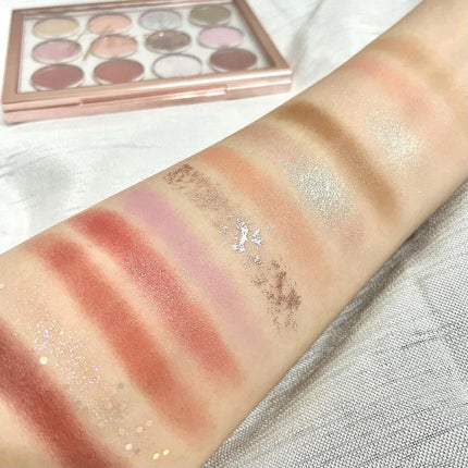 Hexze 12色 アイシャドウパレット プロアイ パレット アイプランナーパレット メイクパレット 高発色/HEXZE(ヘックスゼ)/アイシャドウパレットを使ったクチコミ(5枚目)