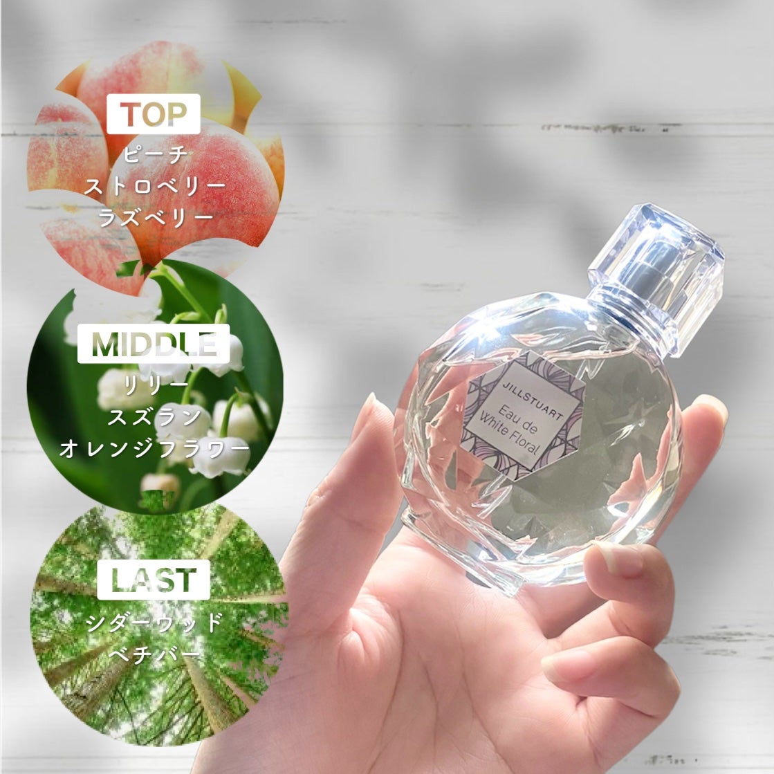 ジルスチュアート オード ホワイトフローラル/JILL STUART/香水(レディース)を使ったクチコミ(4枚目)