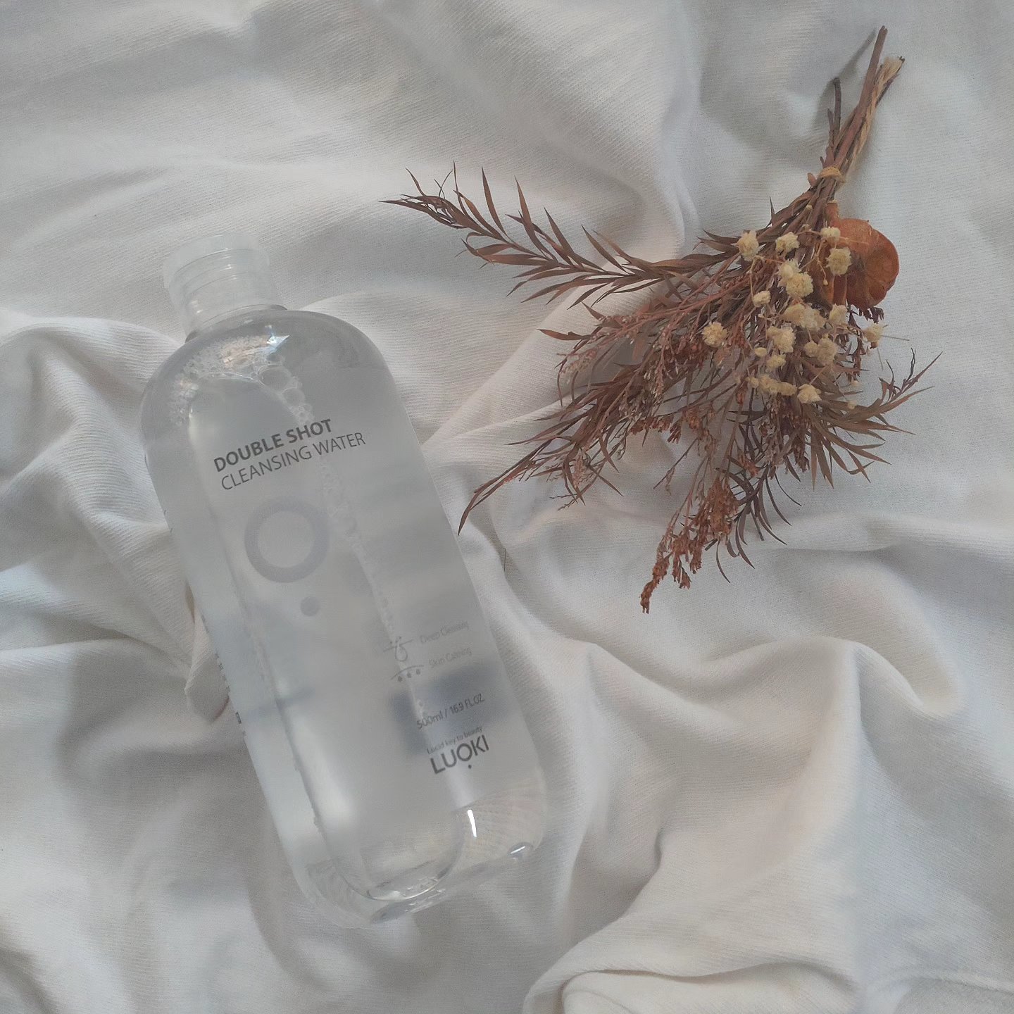 ダブルショットクレンジングウォーター/LUOKI/クレンジングウォーターを使ったクチコミ（1枚目）