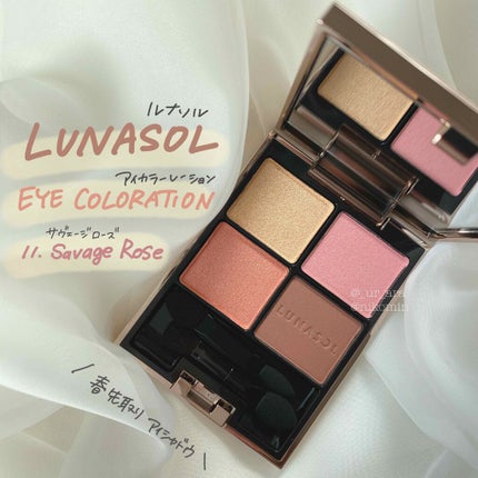 アイカラーレーション/LUNASOL/アイシャドウパレットを使ったクチコミ(1枚目)