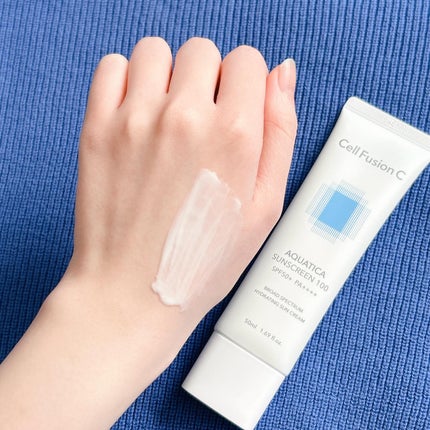 アクアティカサンスクリーン100/Cell Fusion C(セルフュージョンシー)/日焼け止めクリームを使ったクチコミ(5枚目)