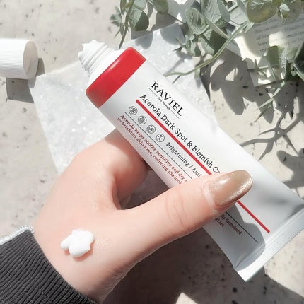 アセロラダークスポット&ブレミッシュ ケア クリーム/RAVIEL/フェイスクリームを使ったクチコミ(4枚目)