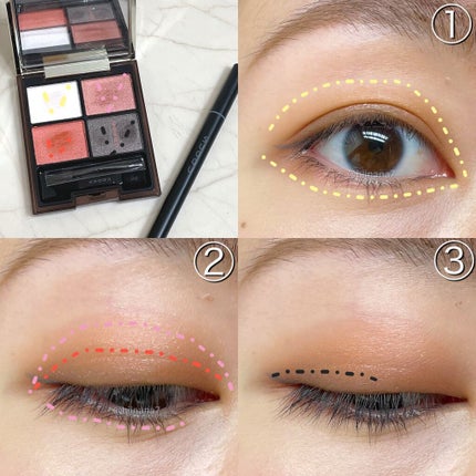 デザイニング カラー アイズ/SUQQU/アイシャドウパレットを使ったクチコミ(3枚目)