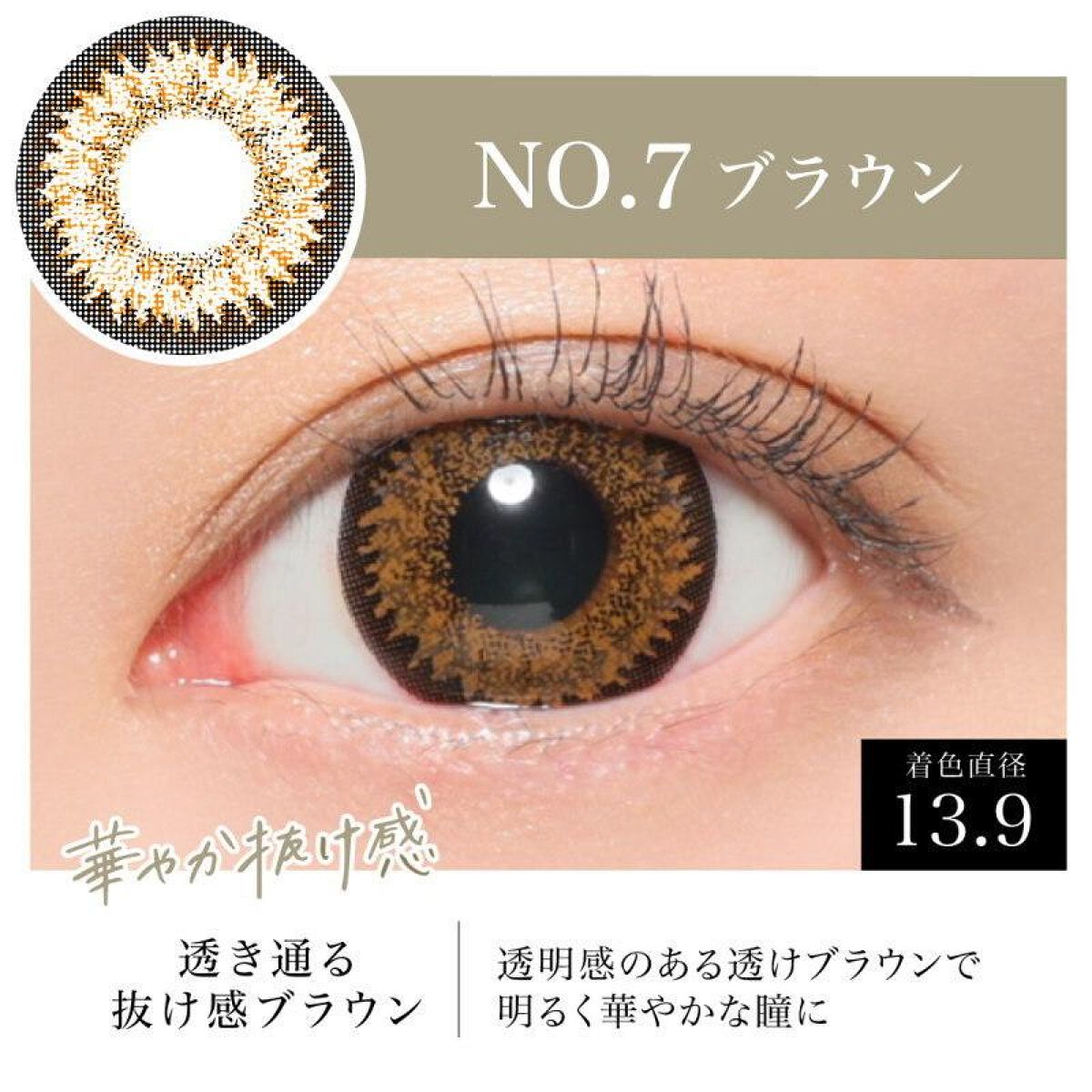 secretcandymagic 1day(シークレットキャンディーマジック) NO.7 ブラウン