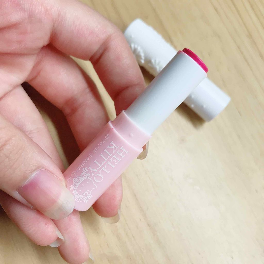 Blooming Kitty リップスティック/DAISO/口紅を使ったクチコミ(2枚目)