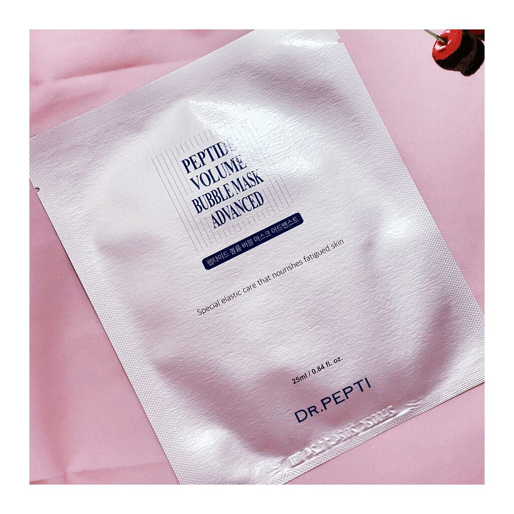 PEPTIDE VOLUME BUBBLE MASK/DR.PEPTI/シートマスク・パックを使ったクチコミ（1枚目）