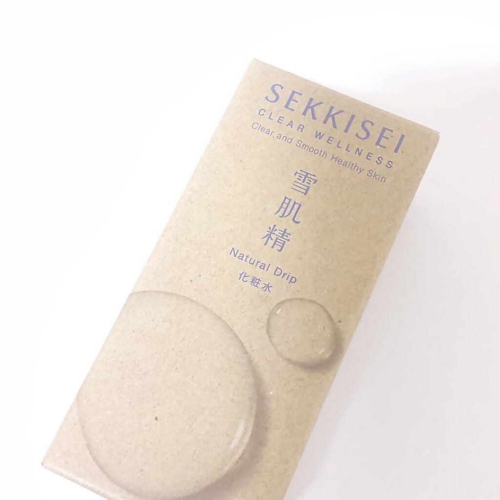 クリアウェルネス ナチュラル ドリップ/雪肌精/化粧水を使ったクチコミ(4枚目)