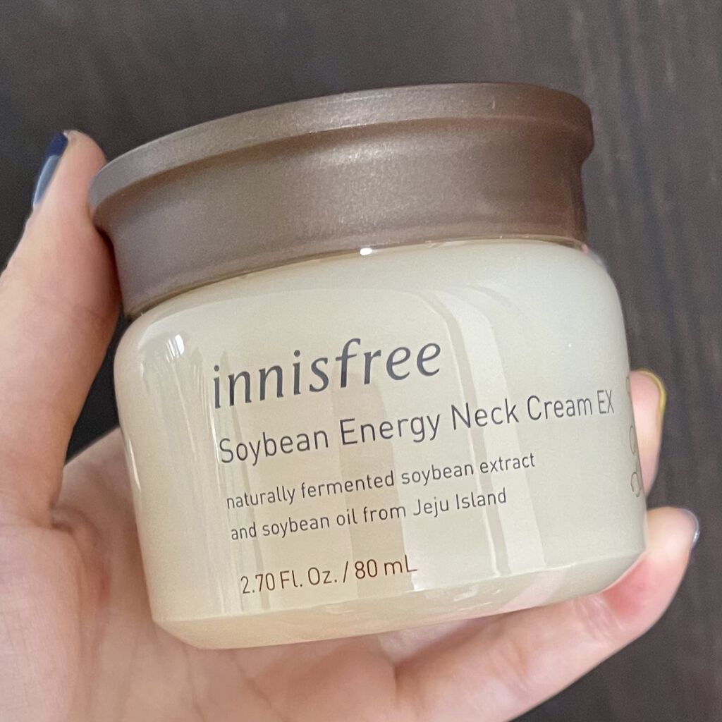 ソイビーンエネルギー　ネッククリーム　EX/innisfree/フェイスクリームを使ったクチコミ（1枚目）