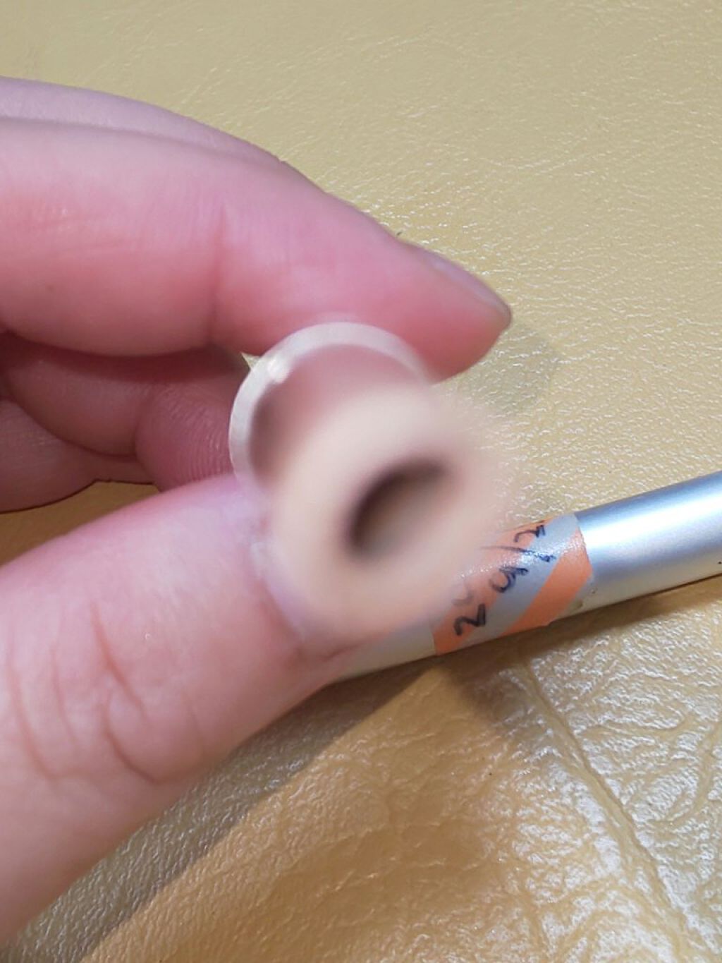 DAISO だ円芯 アルミ アイブローペンシルのクチコミ「今回も使いきりコスメの投稿です。
DAISOだ円芯 アルミ アイブローペンシルです。
こちらは.....」（1枚目）