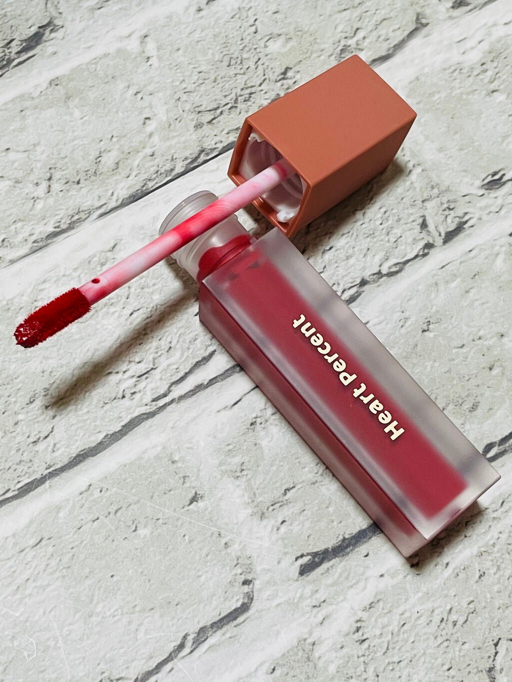 ドットオンムードベルベット/Heart Percent/口紅を使ったクチコミ(2枚目)