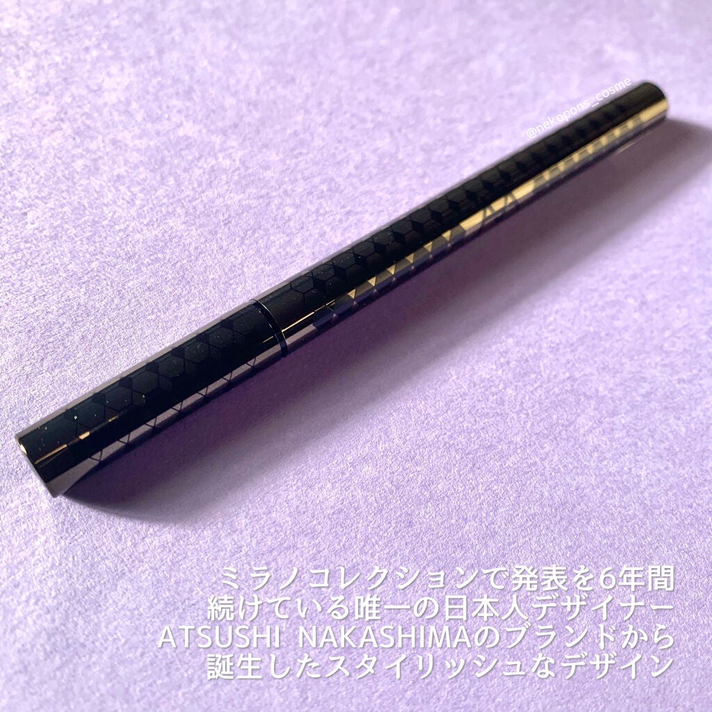ニブ リクイドアイライナー BK1/ATSUSHI NAKASHIMA Cosme/リキッドアイライナーを使ったクチコミ(4枚目)
