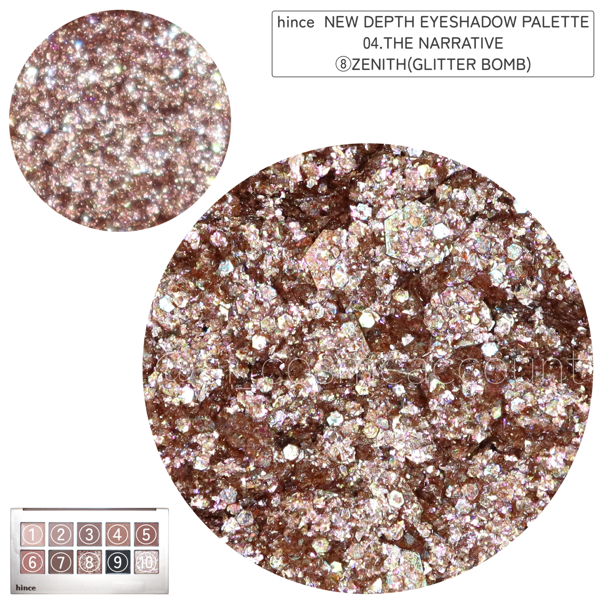 ニューデップスアイシャドウパレット 04 ザ・ナラティブ/hince/アイシャドウパレットを使ったクチコミ（2枚目）