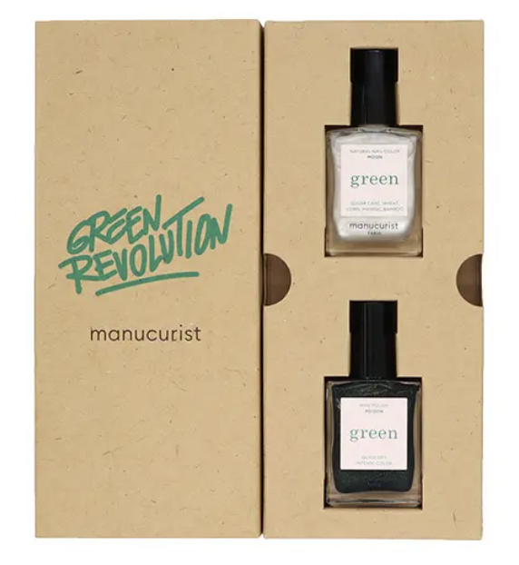 2023 クリスマスコフレ〈グリーン ナチュラルネイルカラー〉  オーベルジーヌ＆デューン