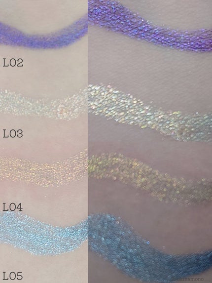 アイリスラメライナー/VEECCI/リキッドアイライナーを使ったクチコミ(4枚目)