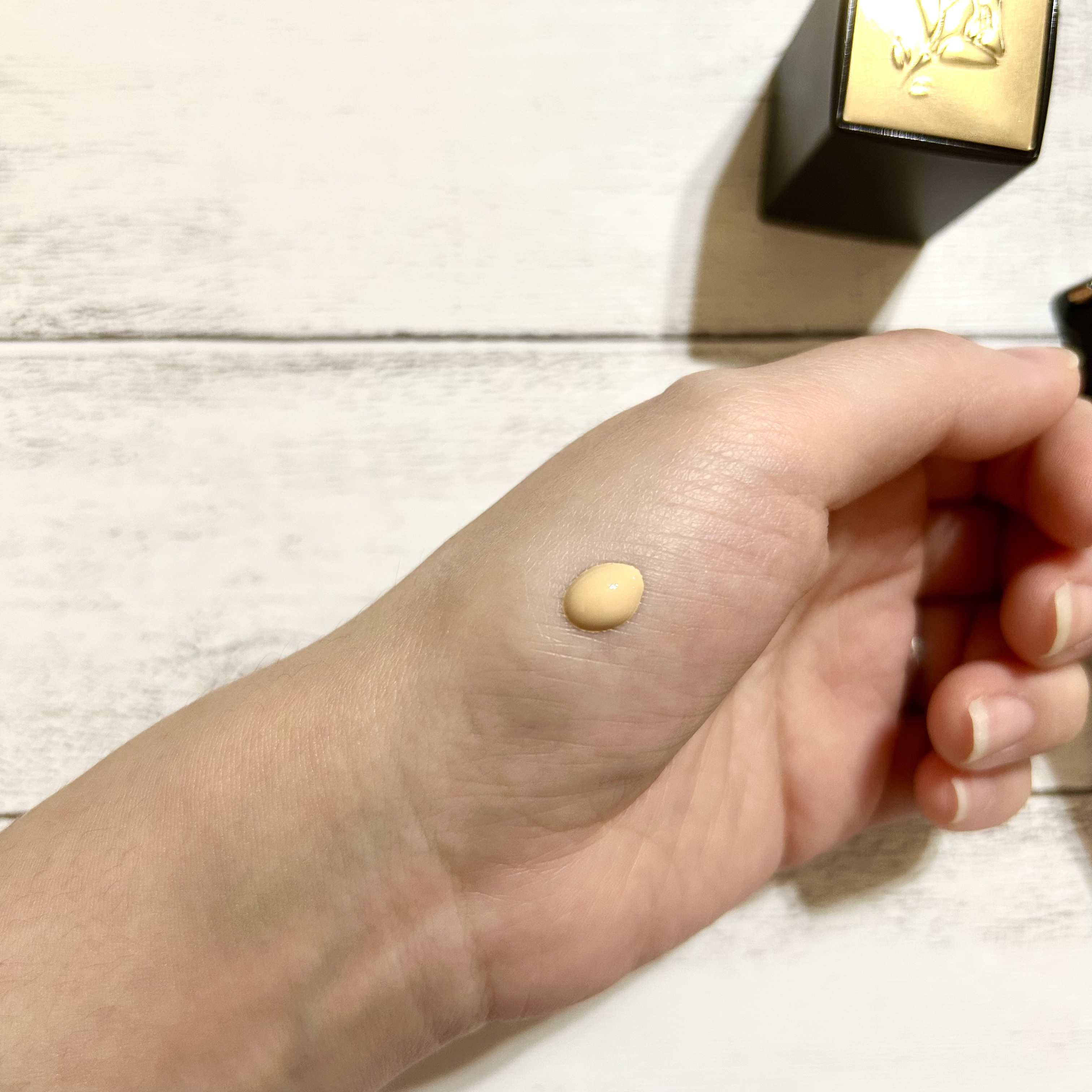 タンイドル ウルトラ ウェア リキッド N/LANCOME/リキッドファンデーションを使ったクチコミ（2枚目）