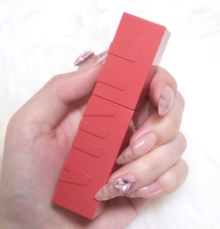 SPステイ ヴィニルインク 68 誘惑のピーチピンク/MAYBELLINE NEW YORK/口紅の画像