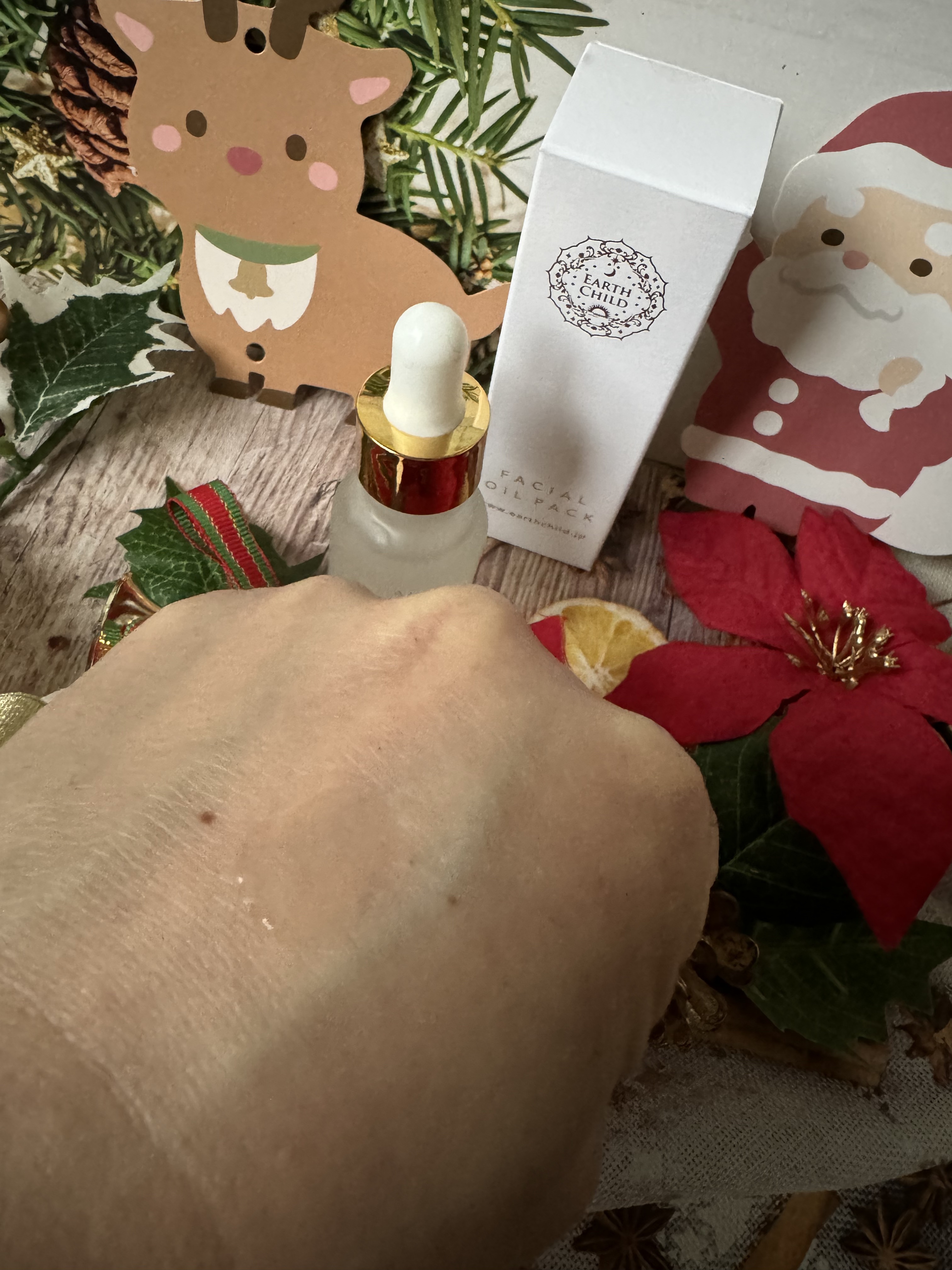 フェイシャル オイル パック/EARTHCHILD/フェイスオイルを使ったクチコミ（3枚目）