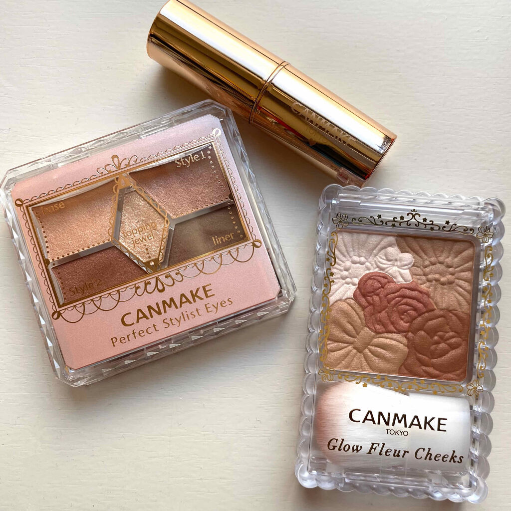 グロウフルールチークス/キャンメイク/パウダーチークを使ったクチコミ（2枚目）