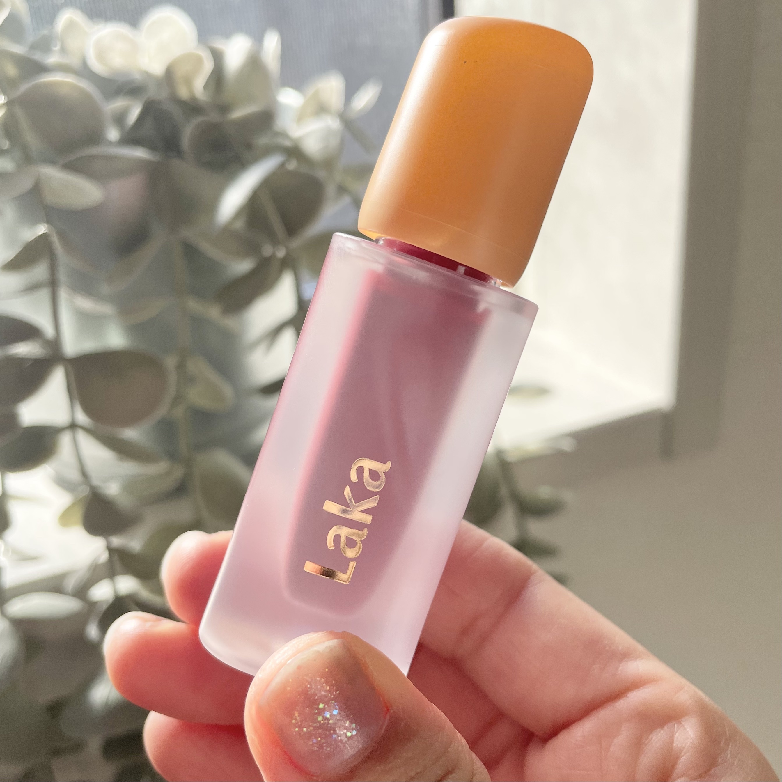 フルーティーグラムティント 104 チェリー/Laka/リップティントを使ったクチコミ（1枚目）