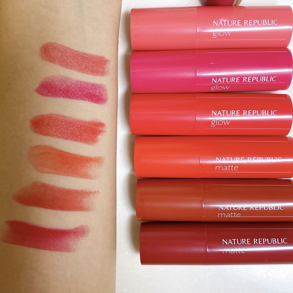 バイフラワー トリプルボリュームティント/ネイチャーリパブリック/口紅を使ったクチコミ（1枚目）