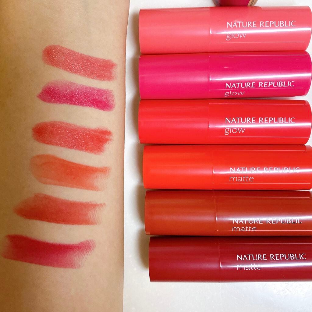 バイフラワー トリプルボリュームティント/ネイチャーリパブリック/口紅を使ったクチコミ(1枚目)