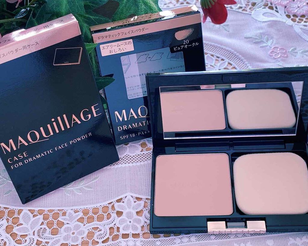 ドラマティックフェイスパウダー/マキアージュ/プレストパウダーを使ったクチコミ（1枚目）