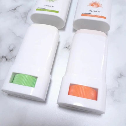 ブライトニングアップサンスティック SPF50+ PA++++/Dr.G/日焼け止めスティックを使ったクチコミ(2枚目)