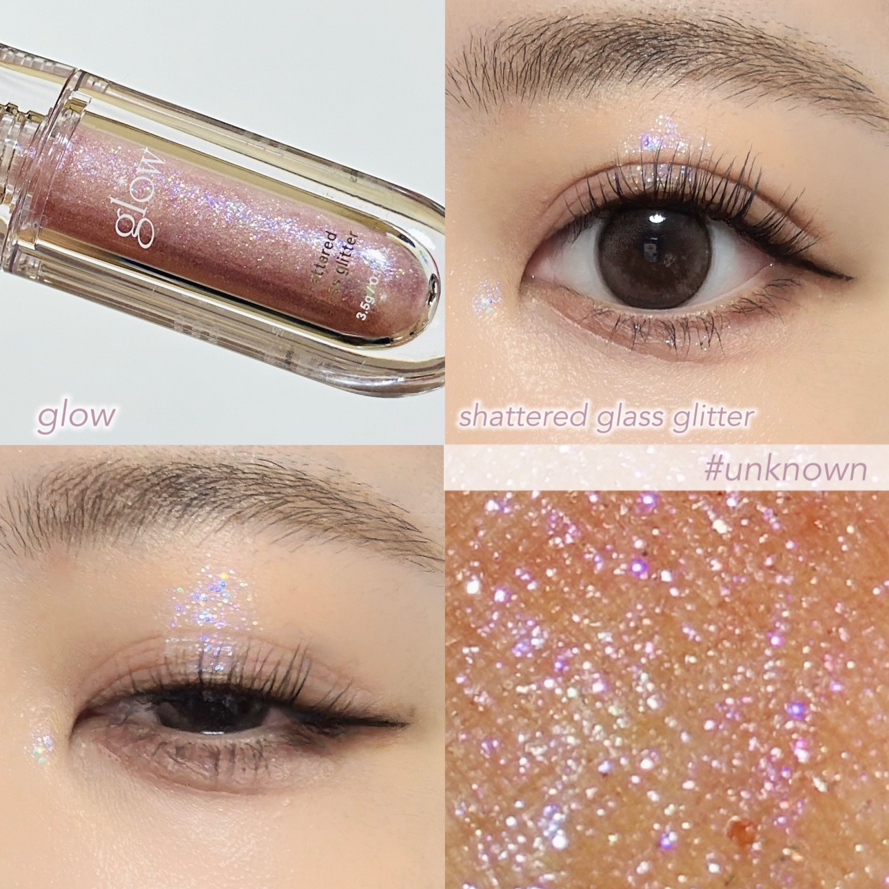 グラスグリッター/glow/グリッターを使ったクチコミ（1枚目）