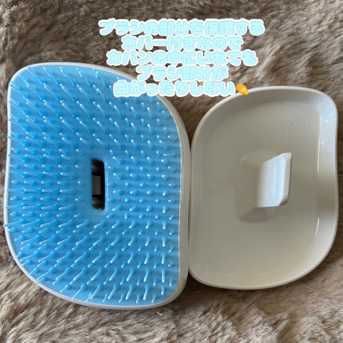 コンパクトスタイラー/TANGLE TEEZER/ヘアブラシを使ったクチコミ(2枚目)
