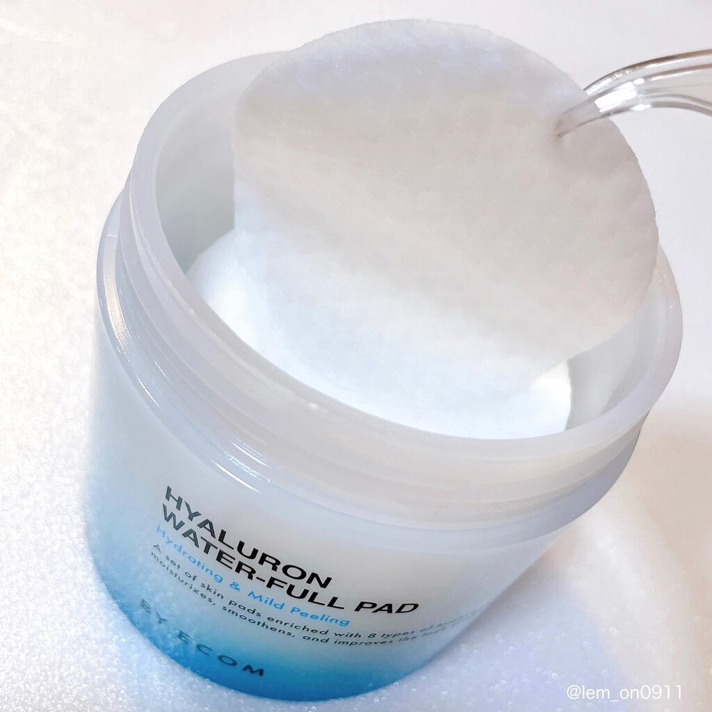 ヒアルロンウォーターフルパッド/BY ECOM/トナーパッドを使ったクチコミ（3枚目）