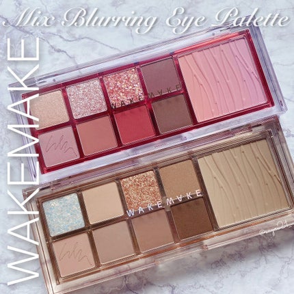 ミックスブラーリングアイパレット/wakemake/マルチパレットを使ったクチコミ(1枚目)