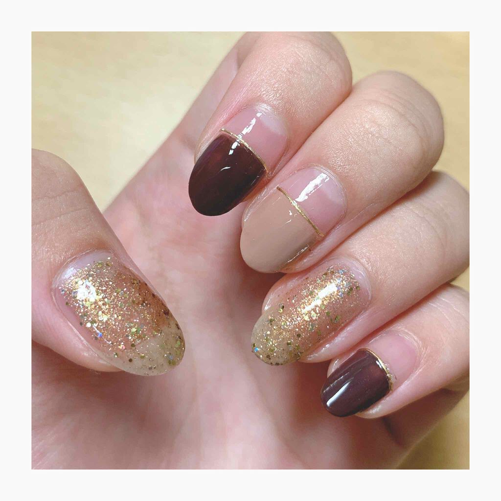 カンコレネイルカラー/DAISO/マニキュアを使ったクチコミ（2枚目）