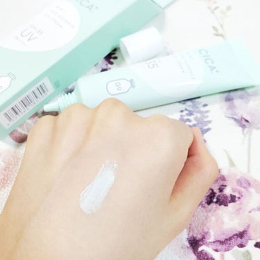 G9SKIN ウユエッセンス UVクリームのクチコミ「UYU ESSENCE UV CREAMを使ってみた✨
こちらはCICAのミントカラー！パッケ.....」（3枚目）