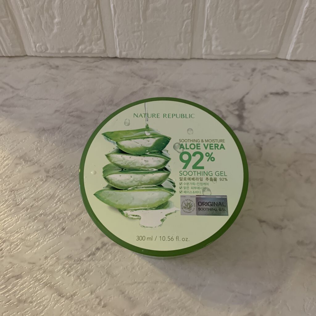 マイルド＆モイスチャーアロエジェル/ネイチャーリパブリック/ボディローションを使ったクチコミ（1枚目）