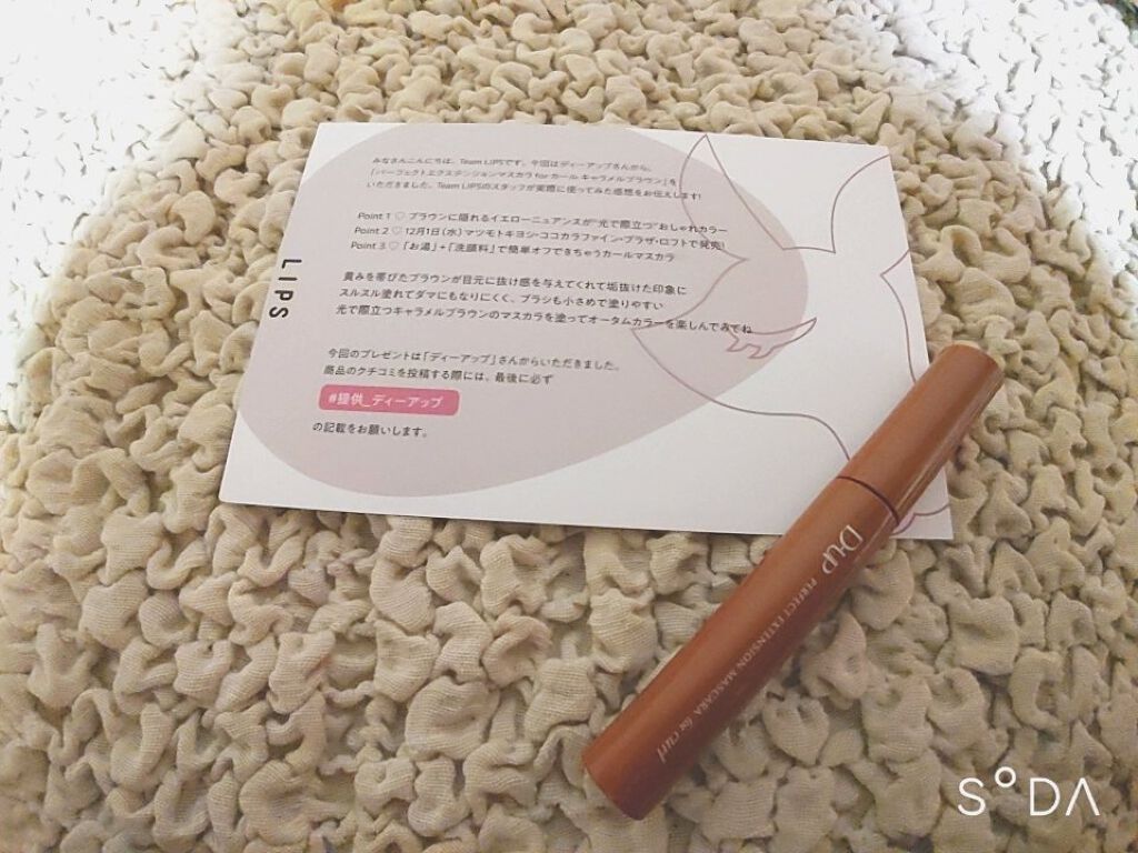 パーフェクトエクステンション マスカラ for カール/D-UP/マスカラを使ったクチコミ（1枚目）