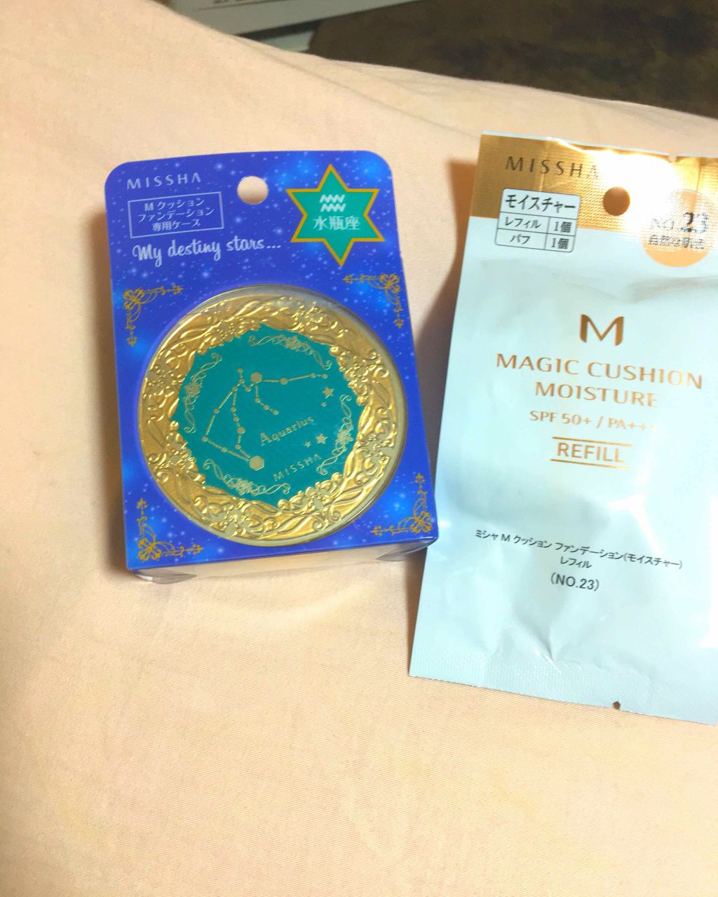 M クッション ファンデーション(モイスチャー)/MISSHA/クッションファンデーションを使ったクチコミ(1枚目)