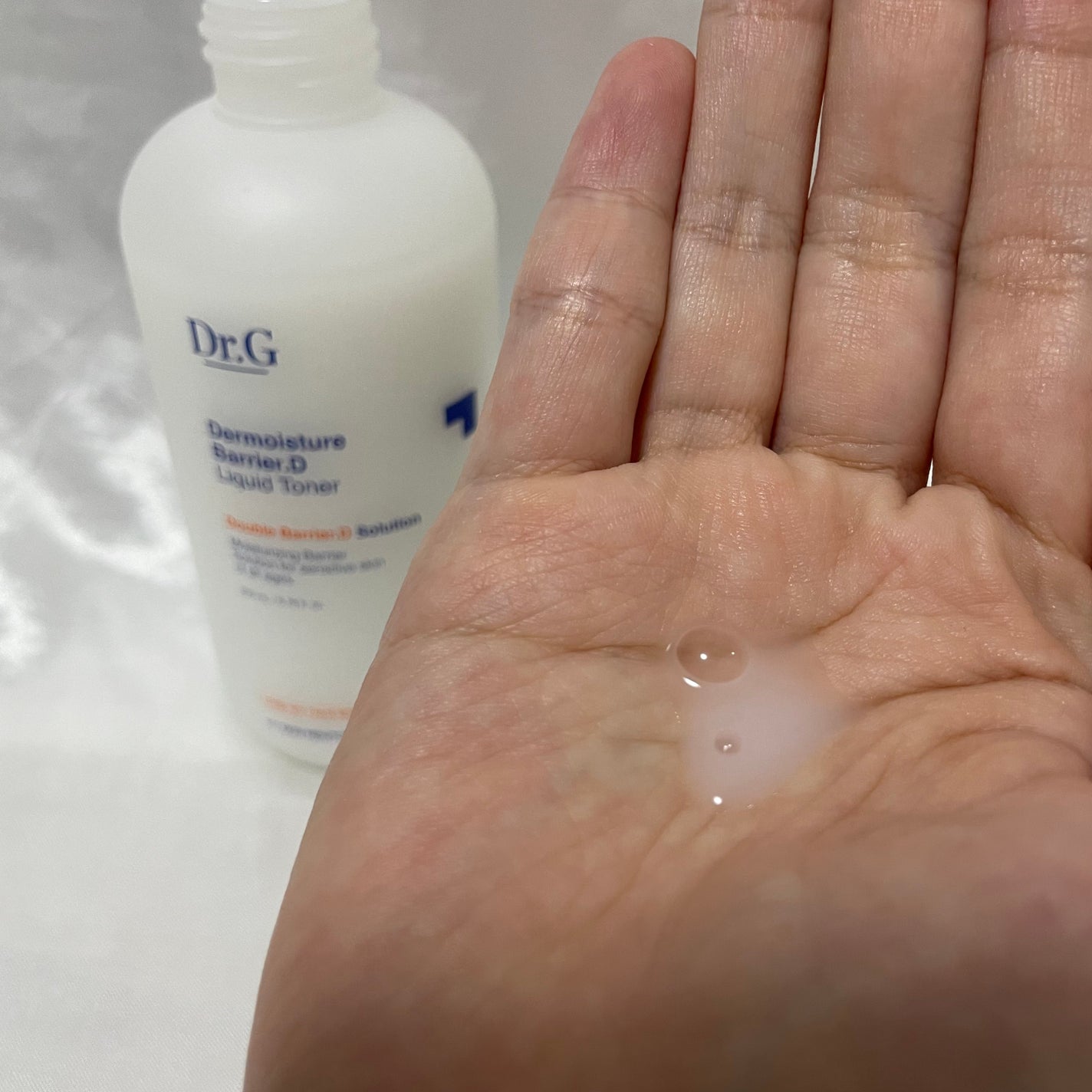 ザモイスチャーバリアDリキッドトナー/Dr.G/化粧水を使ったクチコミ(4枚目)