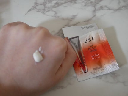 エスト UV プロテクト セラム/est/日焼け止めクリームを使ったクチコミ(2枚目)