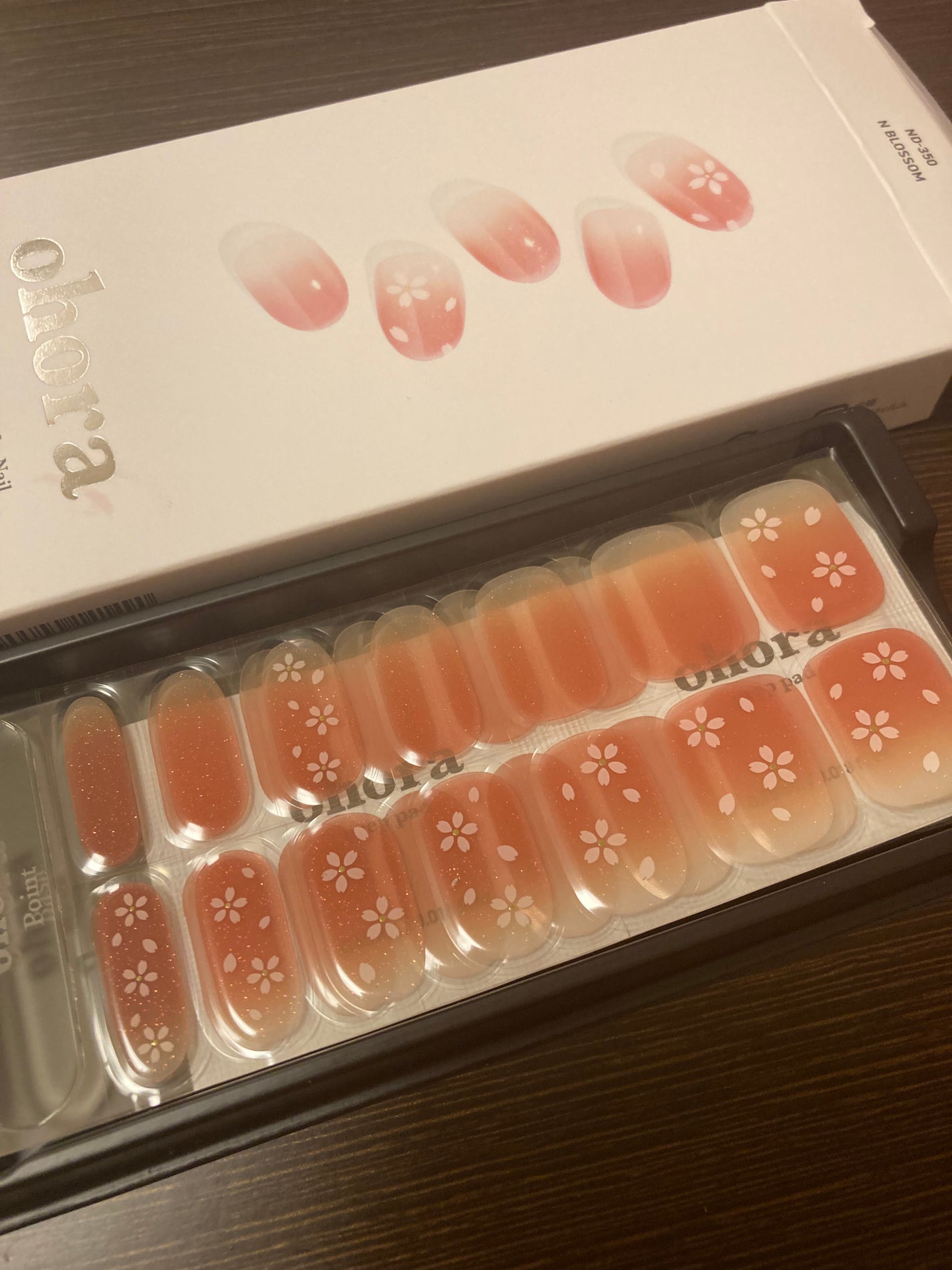 セミキュアジェルネイル(ハンド)/ohora/ネイルシールを使ったクチコミ(3枚目)