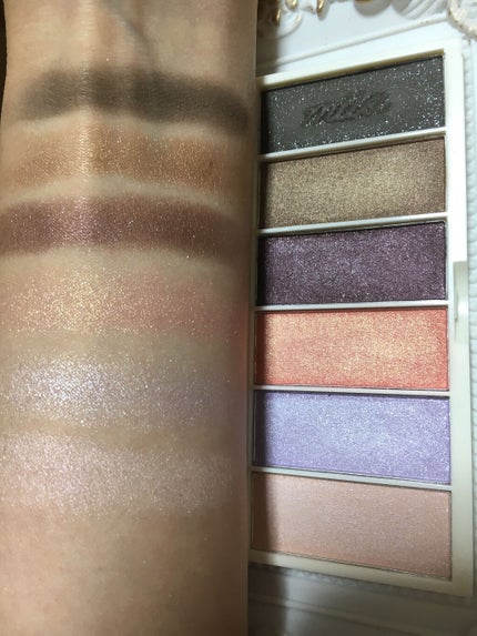 miia 6色アイシャドウ/DAISO/アイシャドウパレットを使ったクチコミ(3枚目)