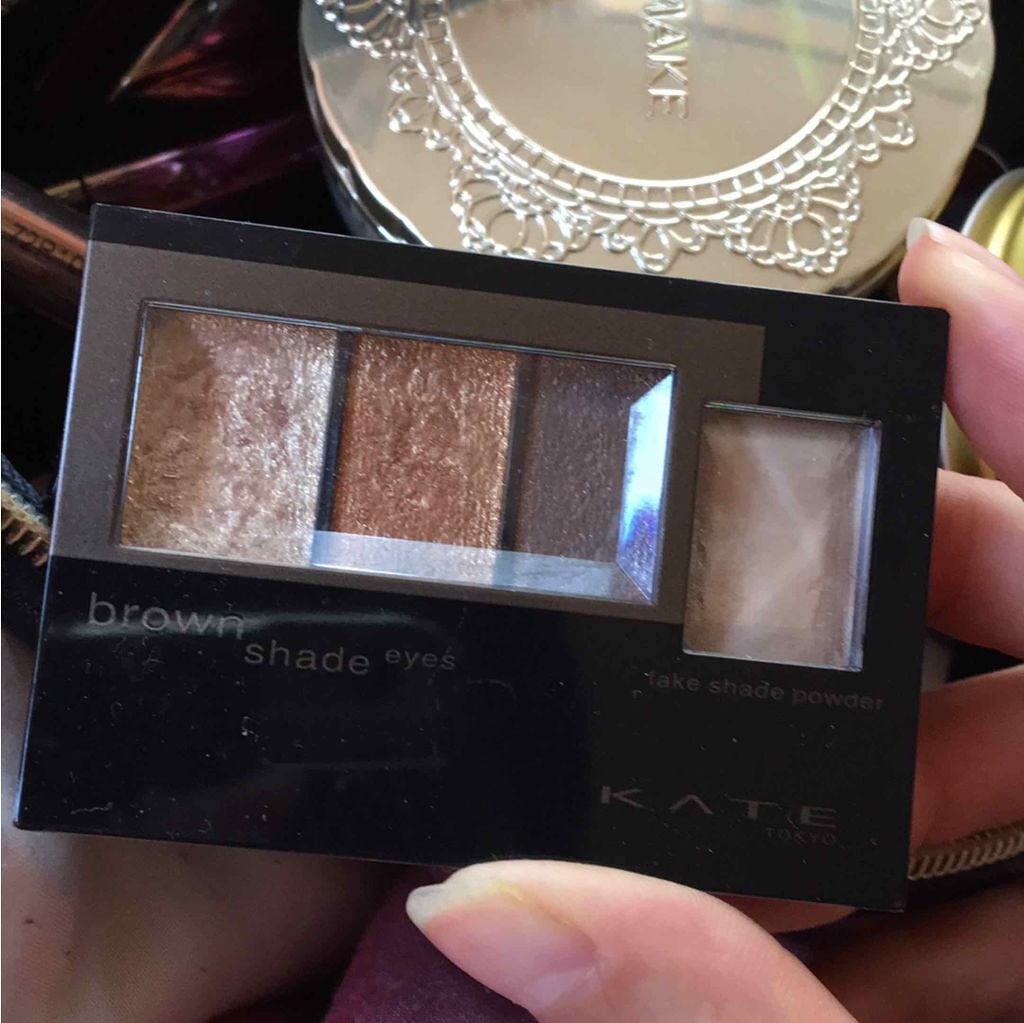 ブラウンシェードアイズ/KATE/アイシャドウパレットを使ったクチコミ（2枚目）