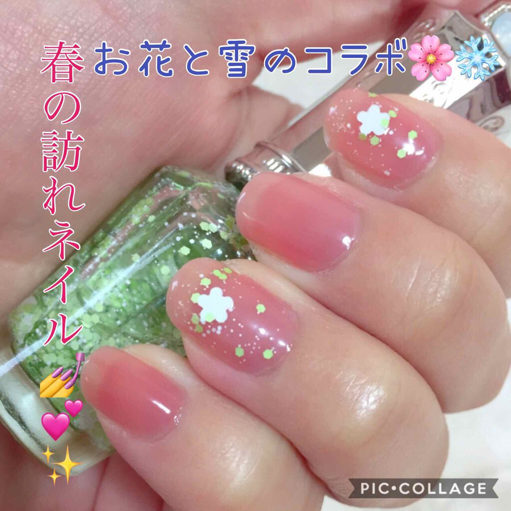 スプリングスノー ネイルズ/JILL STUART/マニキュアを使ったクチコミ（1枚目）