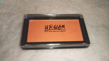 UR GLAM　DAILY CHEEK BLUSH コーラル/U R GLAM/パウダーチークを使ったクチコミ（1枚目）