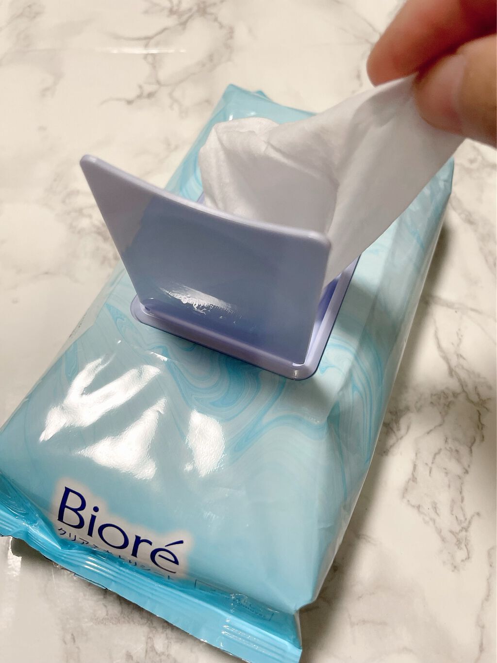 クリアふきとりシート/ビオレ/クレンジングシートを使ったクチコミ（2枚目）