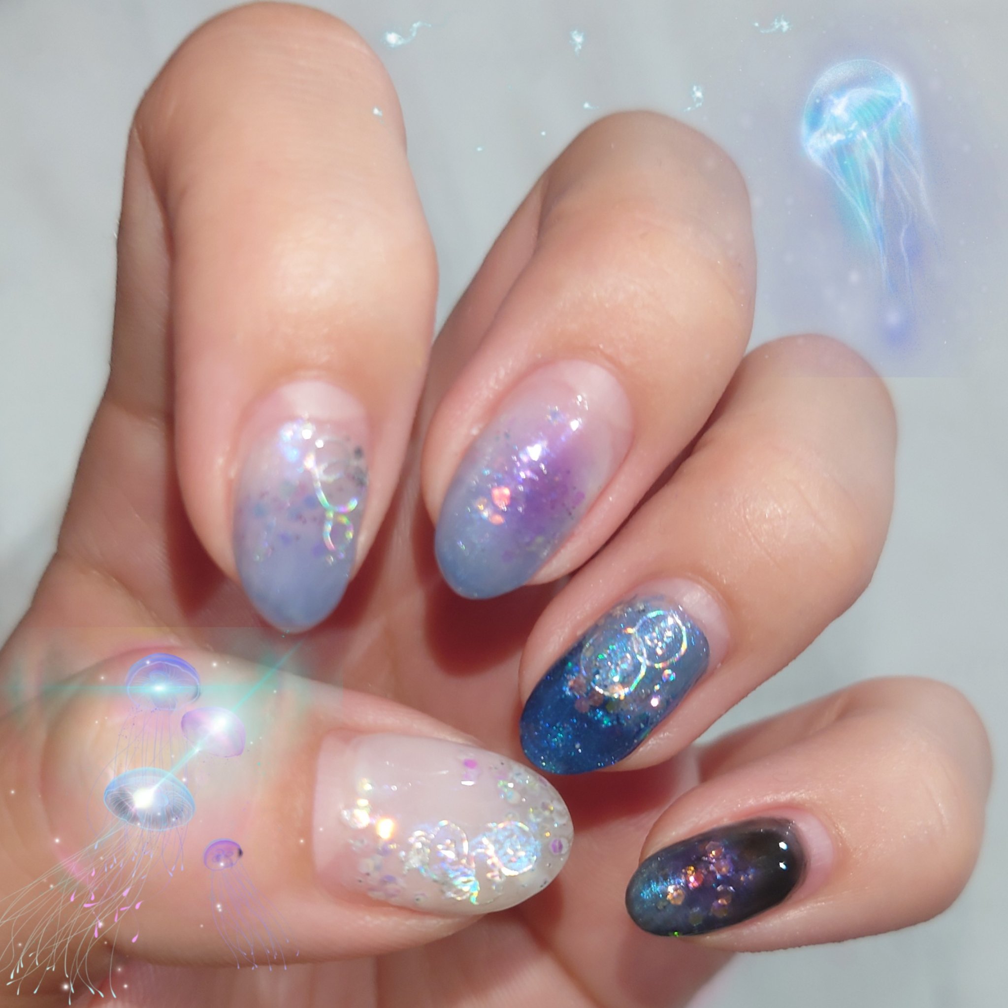 ネイルシール/セリア/ネイルシールを使ったクチコミ（2枚目）