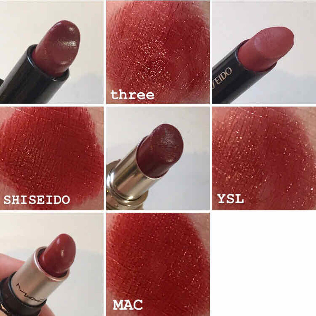 デアリングリィデミュアリップスティック/THREE/口紅を使ったクチコミ（1枚目）
