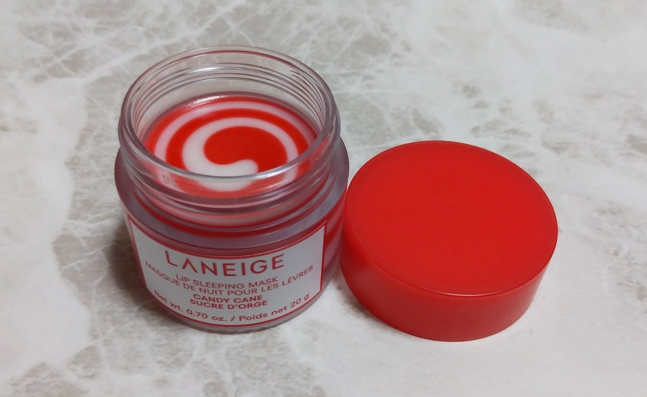 リップスリーピングマスク キャンディケイン/LANEIGE/リップマスクを使ったクチコミ（2枚目）