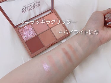 プロ ブラッシャー パレット 02 BLOOM PASTEL/CLIO/パウダーチークを使ったクチコミ（2枚目）