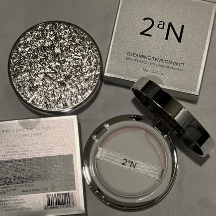 グリーミングテンションパクト/2aN/クリーム・エマルジョンファンデーションを使ったクチコミ(9枚目)