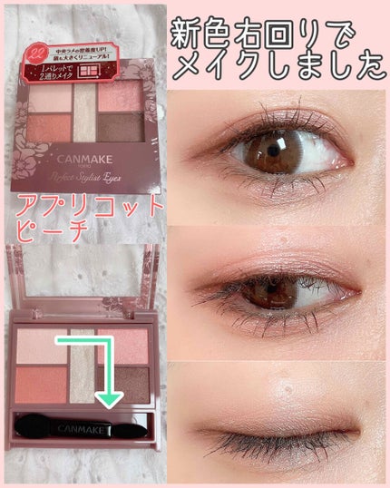 パーフェクトスタイリストアイズ/キャンメイク/アイシャドウパレットを使ったクチコミ(1枚目)